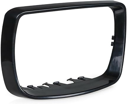 Rear View Mirror Cover Side Mirror Cap for Car Door Mirror Housing Cover Cap with Trim Ring Compatible with BMW X5 E53 2000-2006, 3.0i E53 2002-2003, 4.4i E53 2002-2003, Left Driver Side