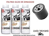 yamaha xt 350 motoröl XT Genérico Motorrad WARTUNGSSATZ KIT Motor ÖL Marke IPONE + ÖLFILTER Yamaha XT 350 85/01