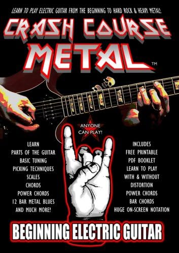Crash Course Metal Beginning Electric Guitar