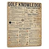 Golf – Knowledge Metal Signs Vintage Poster – Limited Edition – Metal Signs Vintage Poster Wooden Ha