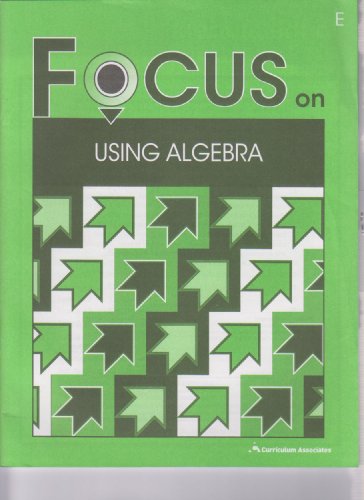 Focus on Using Algebra Book E 0760951241 Book Cover