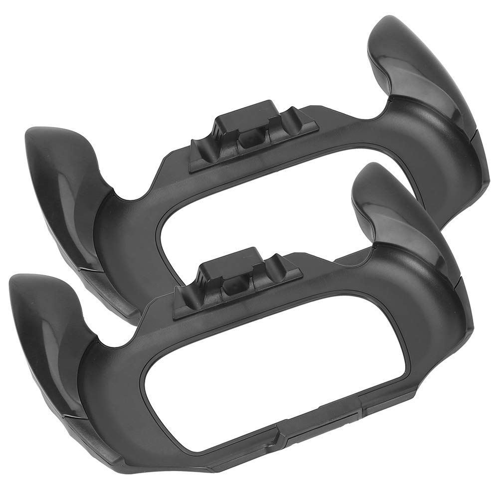 ASHATA für 2000 2 teiliger Handgriff, Kunststoff Abzugsgriffhalterung für Gamepad Lenker, Zubehör (schwarz)