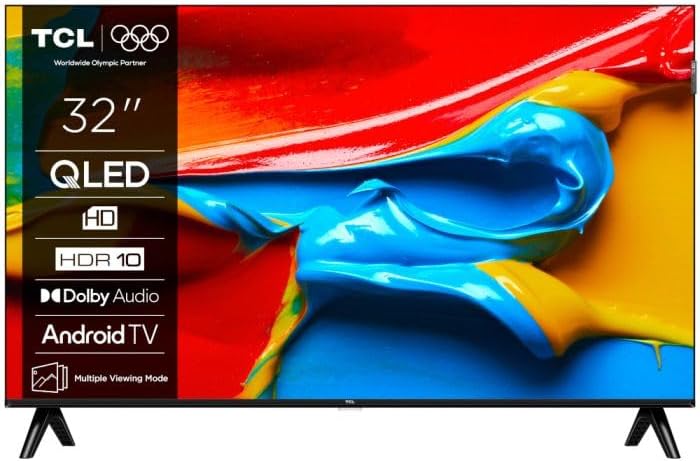 TCL TV 32V4C – 32 pulgadas HD Smart QLED Direct LED con Android TV y HDR …