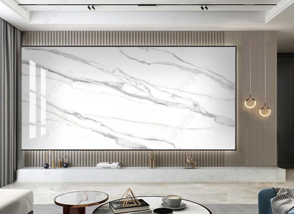 Papier peint intissé salon et chambre | Poster mural géant Jazz blanc 450x315