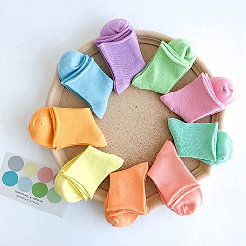 Cotton Socks For Boys Children's Spring Summer Solid Candy Color Socks Toddler Kids Baby Boys Girls Thin Mesh3