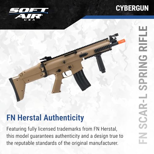 Cybergun 200705 Soft Air Scar-L Licensed Full Size Spring Powered Airsoft Rifle thumb #1