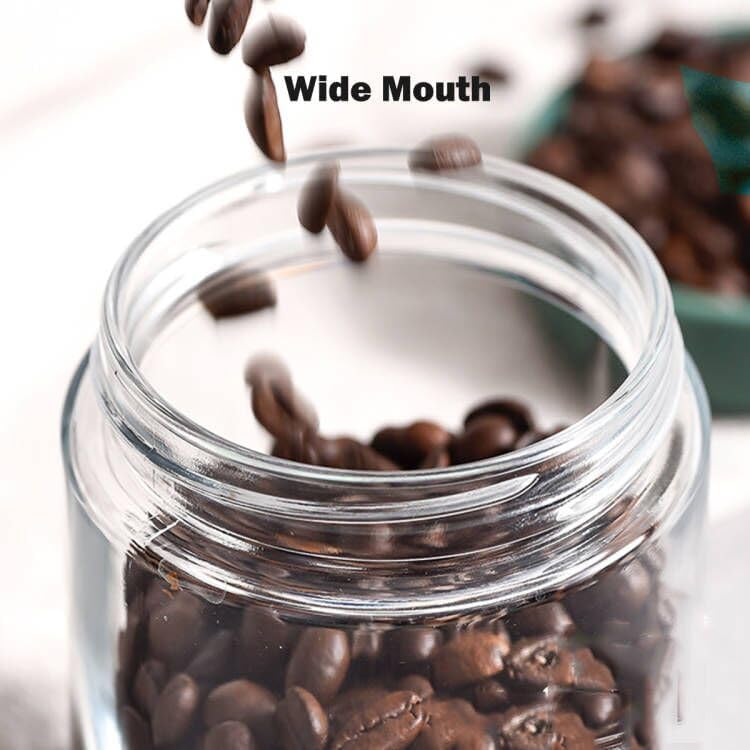 Miniatura 6 de Paquete de 2 tarros de vidrio con tapas de rosca para aderezo de ensalada, 10 onzas de avena durante la noche, salsa de condimentos, alimentos para