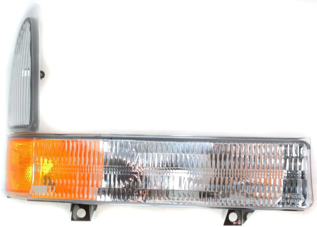 For Ford F-250/F-350 Super Duty 2002 2003 2004 Turn Signal Light Passenger Side | Lens/Housing | Clear & Amber Lens | Replacement For FO2521169 | 2C3Z13200AA