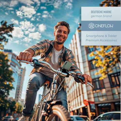Support vélo iPhone par Oneflow - Fixation guidon légère et stable pour cyclisme urbain - 3