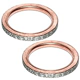 Caltric 2 Exhaust Muffler Pipe Gaskets Compatible With Yamaha Fz07 2016