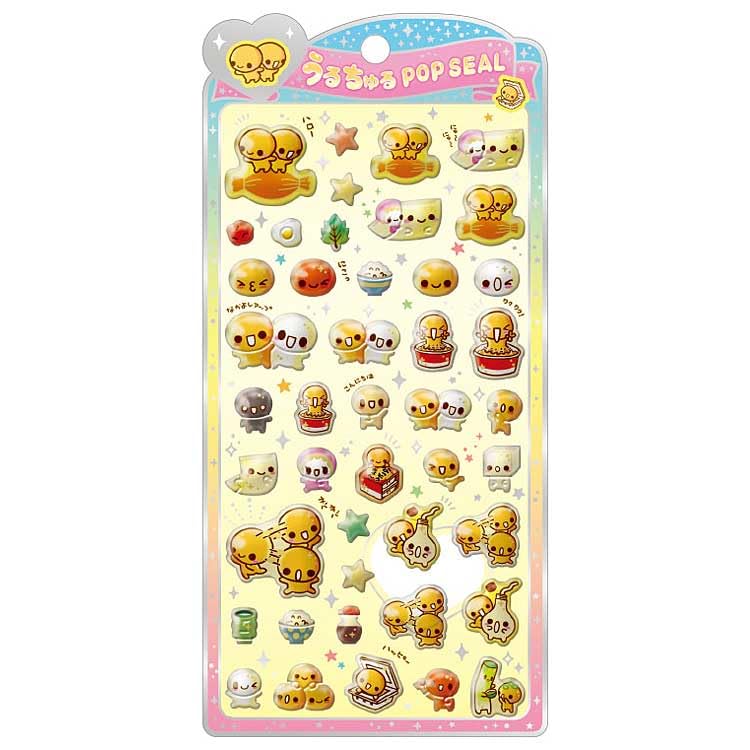 Amazon | クラックス なっとうちゃん うるちゅるポップシール