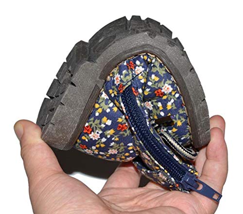 Toddler Boys Girls Genuine Leather Fur Lined Floral Print Side Zipper Lace-Up Winter Ankle Boots3