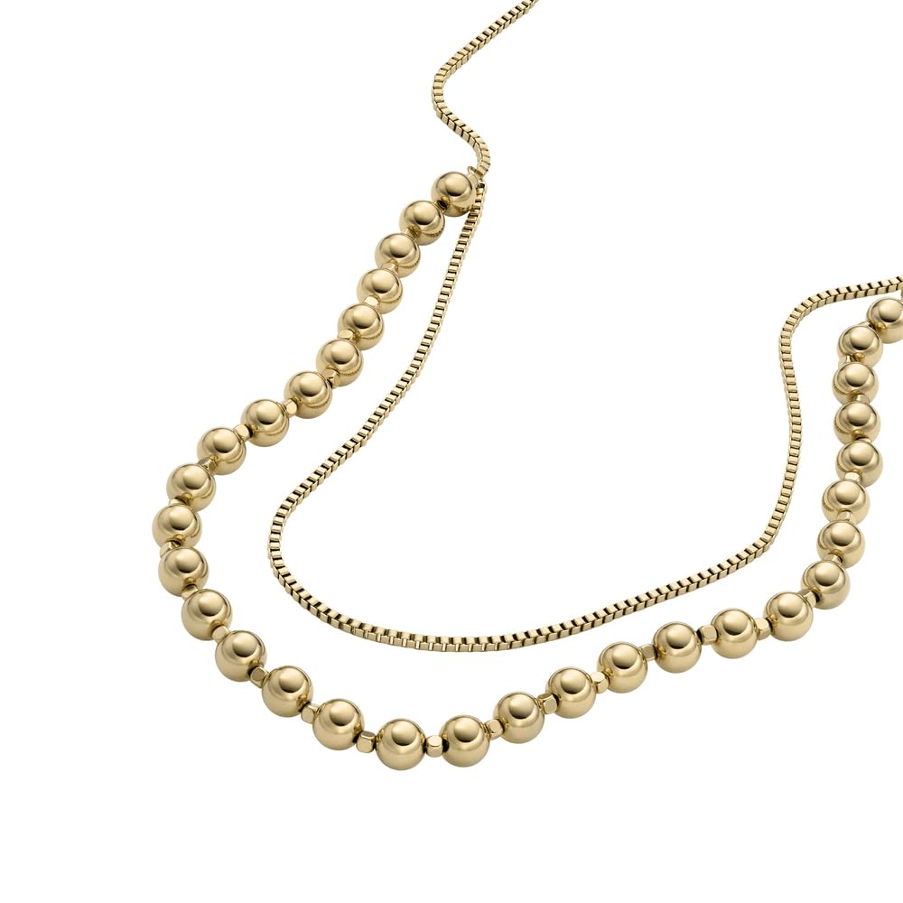 Fossil Women's Stainless Steel or Sterling Silver with lobster clasp closure necklace