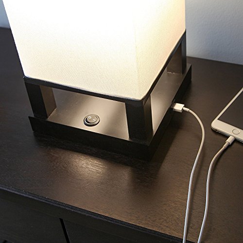 Brightech MXWLL-TL-LED-BK Maxwell Bedside Lamp With Usb Port – Compact Table Lamp thumb #3