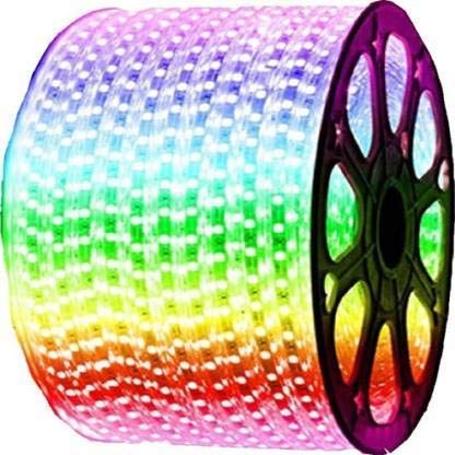 Multicolor RGB Rope Light -Waterproof Decorative Lights | LED Pipe Light for Ceiling Light | RGB Strip Light for Home, Diwali Decorations,Christmas (Mode Changer Controller Included | 5 Meter)