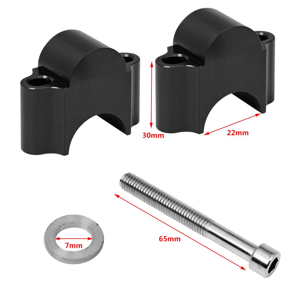 CNC Manubrio Kit 22 mm Moto ATV Dirt Bike Off Road