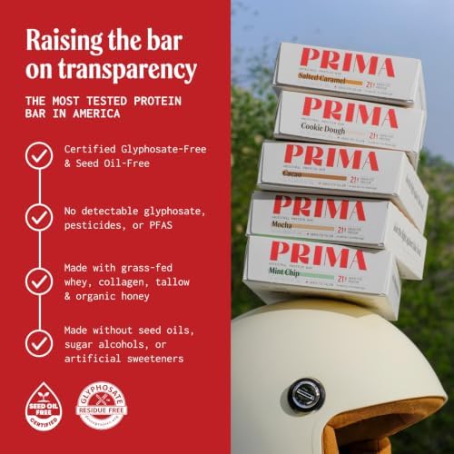 PRIMA Ancestral Protein Bar | Grass-Fed Protein Bars Variety Pack 7-Pack | 21g Protein | Animal-Based | No Seed Oils | Gluten-Free - 3