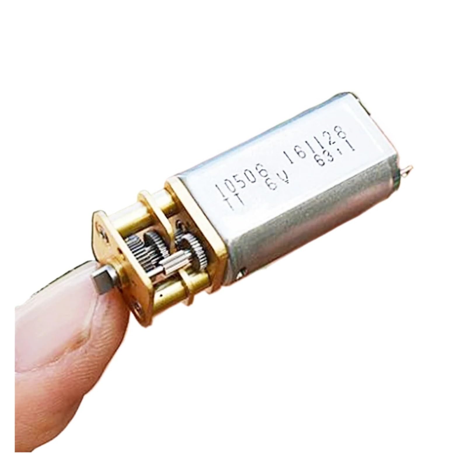 QWZTAEOZA 050 Gear Electronic Starter DC6V 195RPM-230RPM Slow Speed Reduction All-Metal Gear Large Torque for Valve DIY Robot