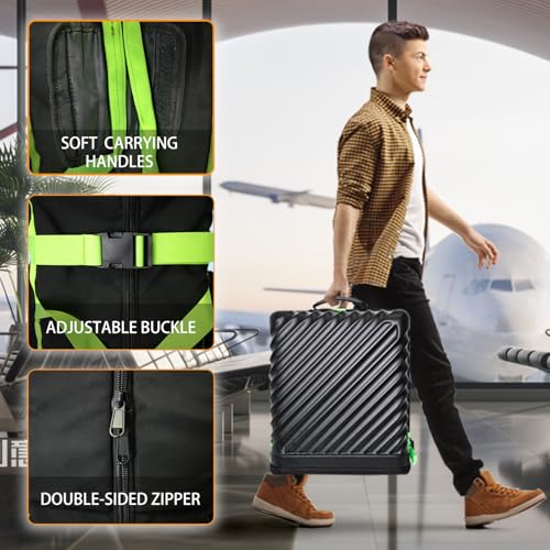 Bolsas de viagem de golfe portáteis e dobráveis para companhias aéreas (verde)
