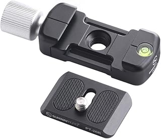 SUNWAYFOTO DDC-26LT 26mm Screw Knob Clamp Kit w QR Plate Arca/RRS Compatible 1/4