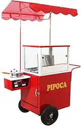 Carrinho de Pipoca doce e salgada e abertura lateral Mod 4213