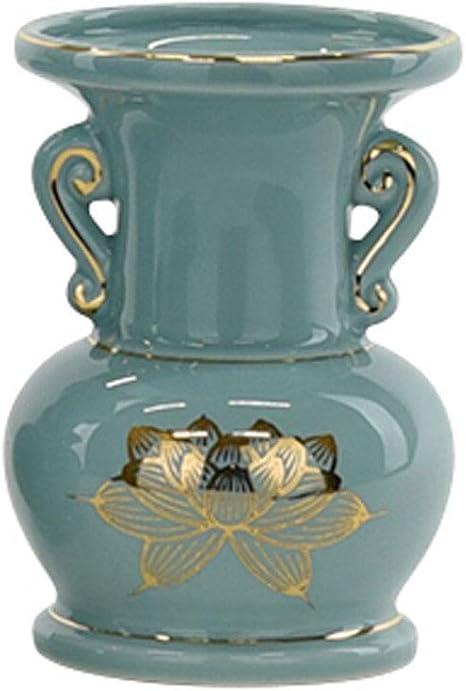 Amazon お仏壇のはせがわ 仏具 花瓶 花立て 仏具 花立 仏壇 花瓶 陶器 花立 青地 金蓮 4 5 花立 華瓶 オンライン通販 Amazon お仏壇のはせがわ 仏具 花瓶 花立て 仏具 花立 仏壇 花瓶 陶器 花立 青地 金蓮 4 5 花立 華瓶 オンライン通販