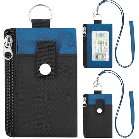 SUNDEE Minimalist Waterproof Wallet with Lanyard Cover