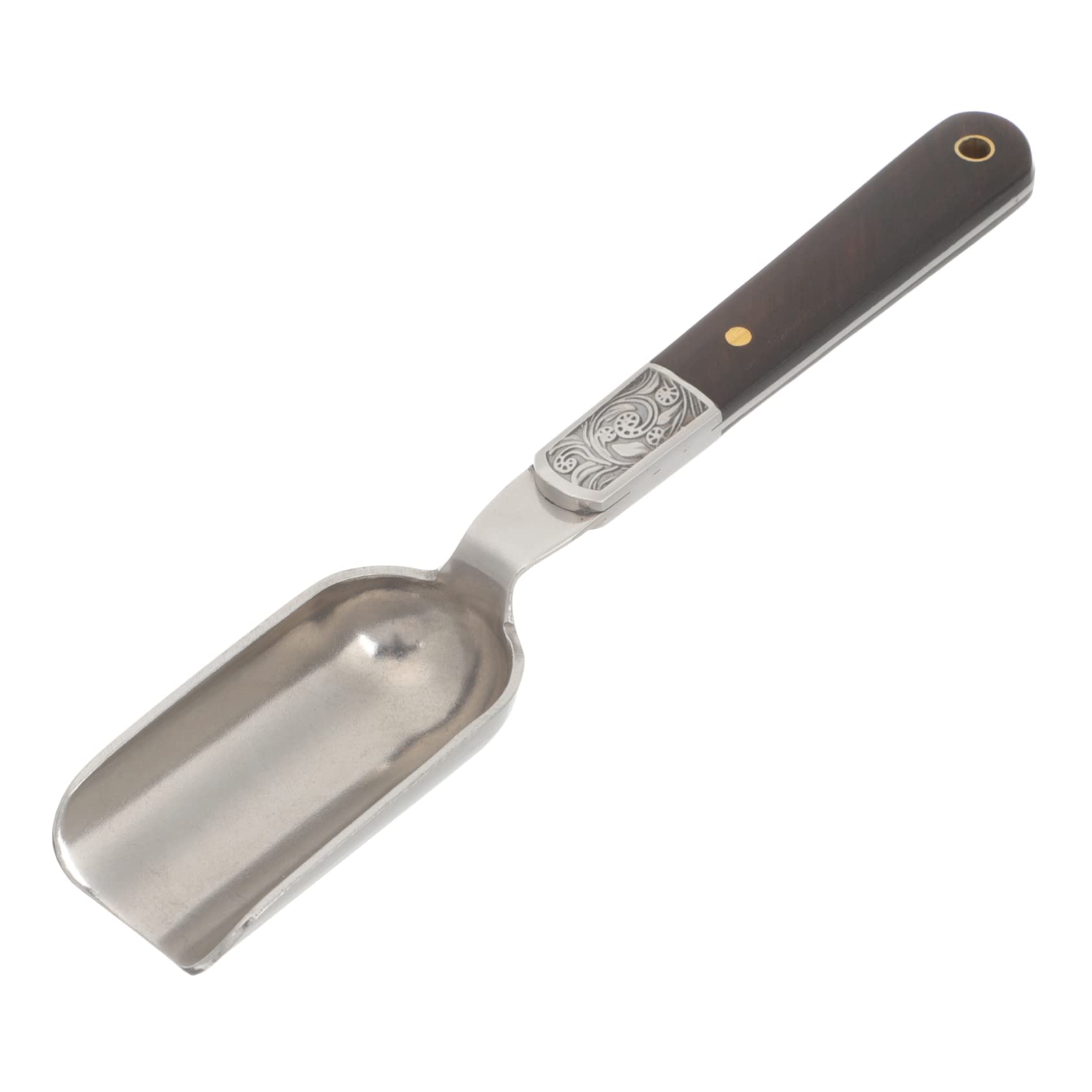 SOLUSTRE Vintage Tea Spoon with Wood Handle Scoop for Tea Leaves and Home Use Easy to Clean and Maintain