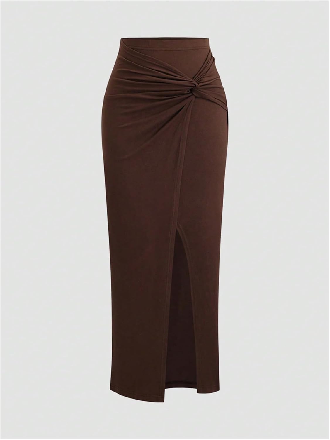 SOLY HUX Women's Skirt Outfit Halter Crop Top and Twist Long Skirts 2 Piece Set Going Out Summer Clothes - Image 4