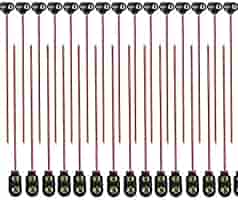 30 Pezzi Connettori Per Batteria 9V - Clip Tipo T E I Con Cavo Da 15cm In Rame, Per Elettronica - Foto 7