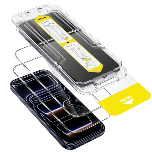 JETech iPhone 17 Pro 6.3C`p tیtB 10bŒȒP Xebvʒu߃gCttLbg wh~ KX P[XɊȂ HDNA 2Zbg