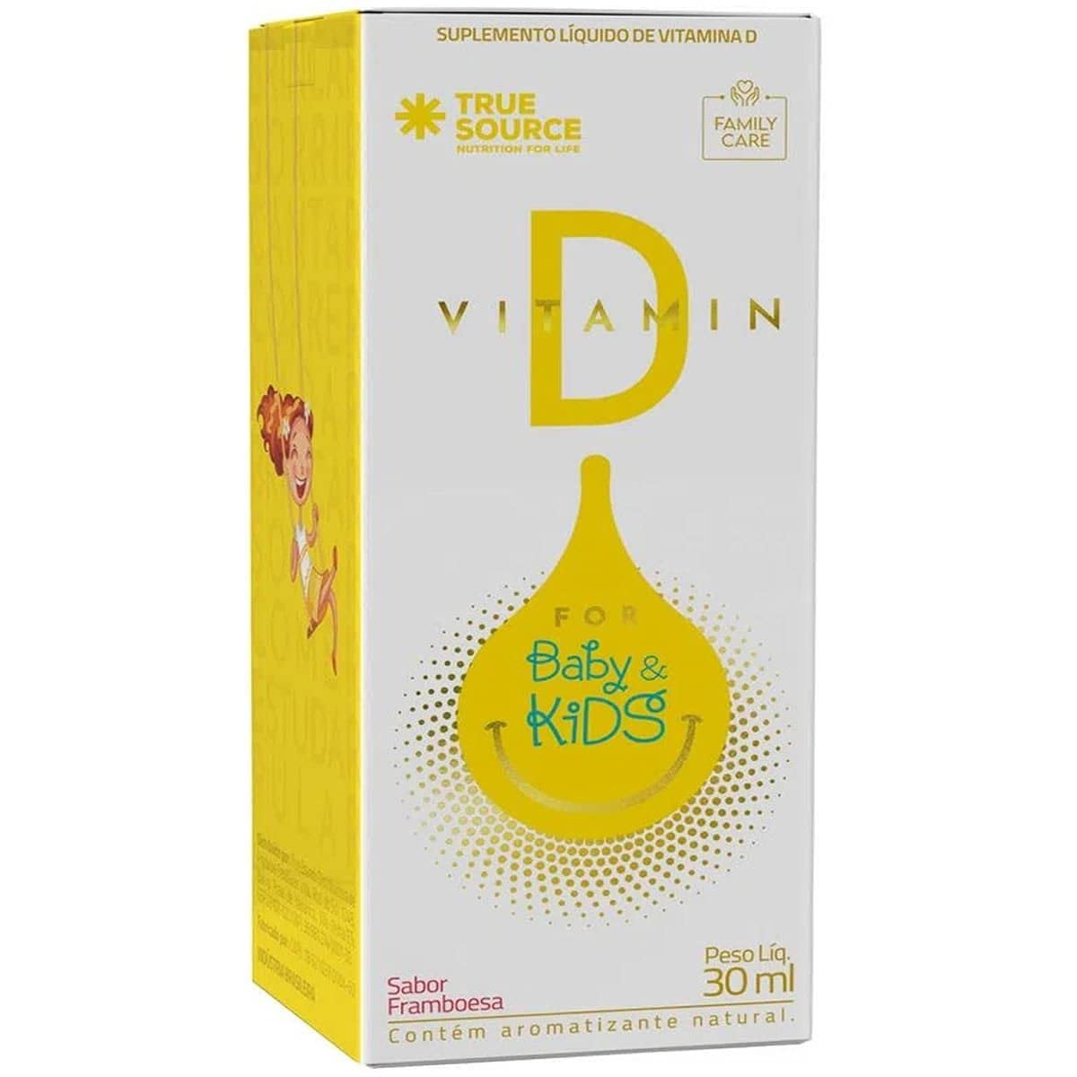 VITAMIN D BABY & KIDS TRUE SOURCE FRAMBOESA 30ML