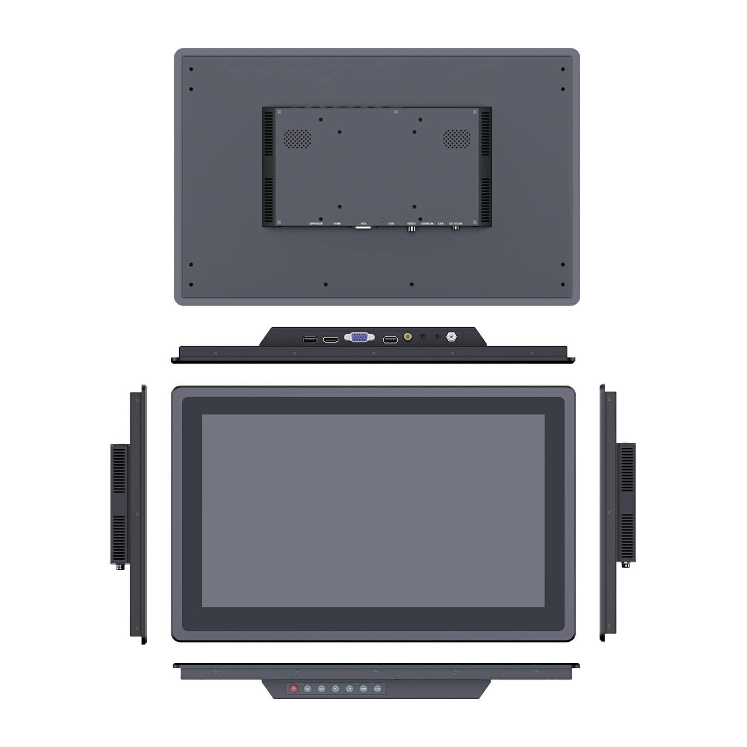 LILLIPUT TK1560/C NO-Touch 1000 Nits hohe Helligkeit IP65 Frontpanel mit HDMI, VGA, AV Monitor für Teleprompter