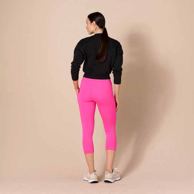 Leggings Capri Sportivi Donna A Vita Alta - Modellanti Per Allenamento, Taglie Forti - Foto 11