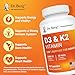 Dr. Berg Maximum Strength 2-in-1 Vitamin D3 K2 5000 IU | Naturally Derived D3 | 4X Lab-Tested & Verified | High Absorption Formula | K2 D3 Vitamin Supplement - 60 Capsules