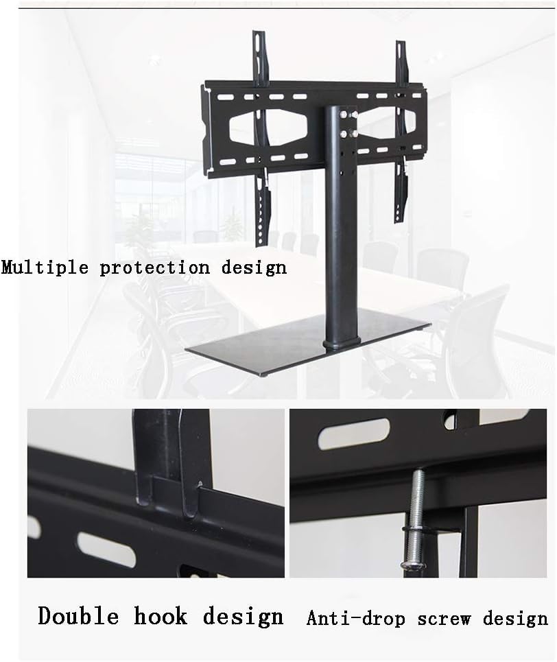 Soporte móvil para TV con ruedas y altura ajustable miniatura 4