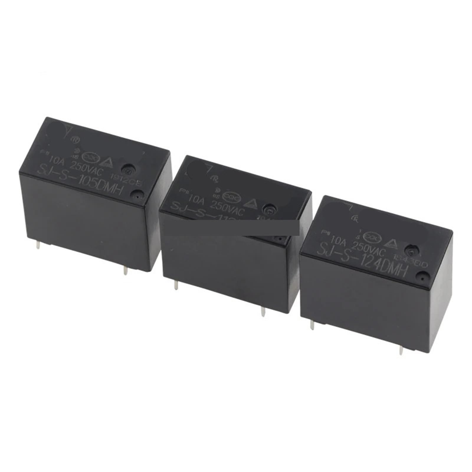 Relé SJ-S-105DMH 5V CC de 4 pines y 10A para control de circuitos de automoción 3