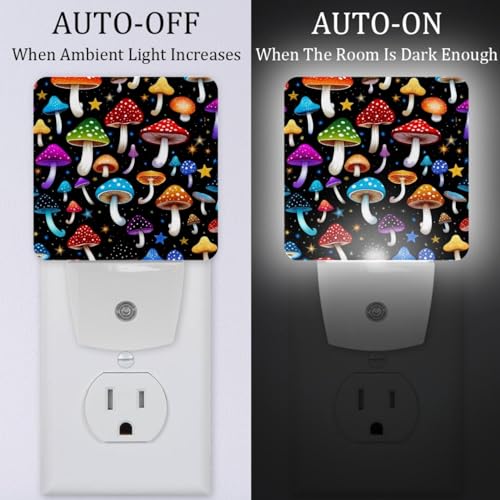 Lámpara nocturna de enchufe con sensor, pack 2 pcs miniatura 2