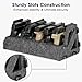QUEENLINK Pistol Rack for Gun Safe, Handgun Rack Pistol Stand Holder, Gun Storage Organizer, Soft Felt, Scratch Resistance, Anti-Slip Gun Cabinet Accessories, 6 Slots