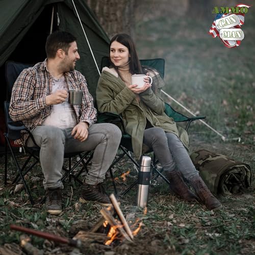 Woobie Poncho Liner (82” x 62” x 0.1”) - Quilted Nylon Tactical Blanket w/ 8 Pairs of Tie Cords - Woodland Camouflage Blanket for Men & Women - Insulated Poncho Blanket Set for Outdoor Activities - Thumbnail 7