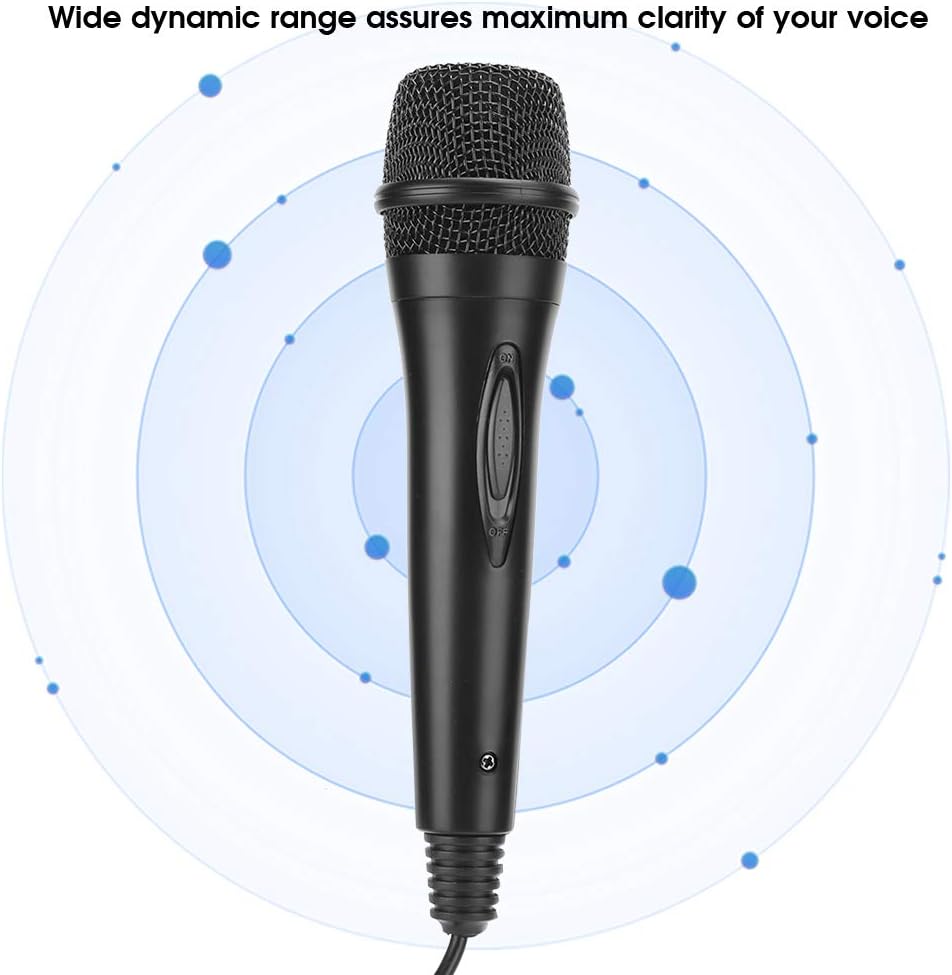 YYOYY USB Wired Microphone, for Switch//WII/XBOXONE/XBOX360, for Game Music, Rock Bands, Guitar , Portable Microphone, Cable, Plug and Play