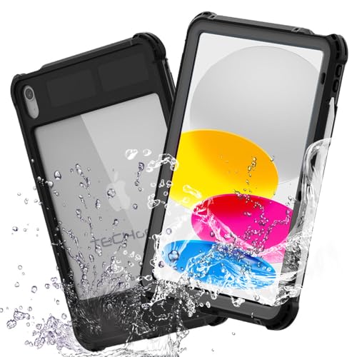 Ya en manzanajugosa.com: TECHGEAR Poseidon - Funda impermeable para iPad de 11ª generación A16 (2025) y iPad de 10ª generación de 10.9 pulgadas, funda resistente a prueba de golpes con protector de pantalla, soporte, correa