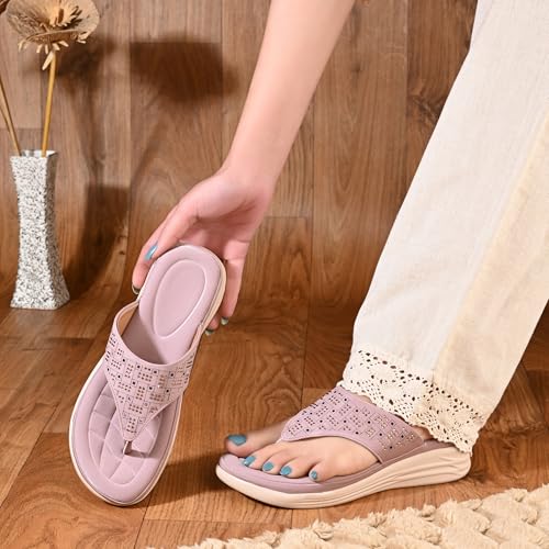 Image of Centrino Women's Sandals | Stylish Slip-On Sandals|Elegant & Trendy Design | Slippers /Flip-Flops|Fashionable Casual & Stylish|Lightweight & Breathable|Outdoor Casual Chappals for Ladies & Girls(9320)