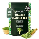 Heapwell Matcha Powder - 50g | High Grade Japanese Premium Green Tea Powder | Great Taste Award Winner | Perfect for Tea, Lattes & Smoothies | Contains L-Theanine & Antioxidants | Vegan & Gluten-Free