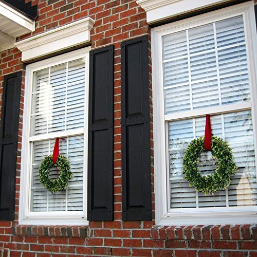 Lvydec Artificial Green Leaves Wreath - 15" Boxwood Wreath Outdoor Green Wreath For Front Door Wall Window Party Décor #TOP2