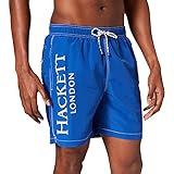 Cintura elástica Hackett London Brand Solid Bañador, Azul Marino, L para Hombre