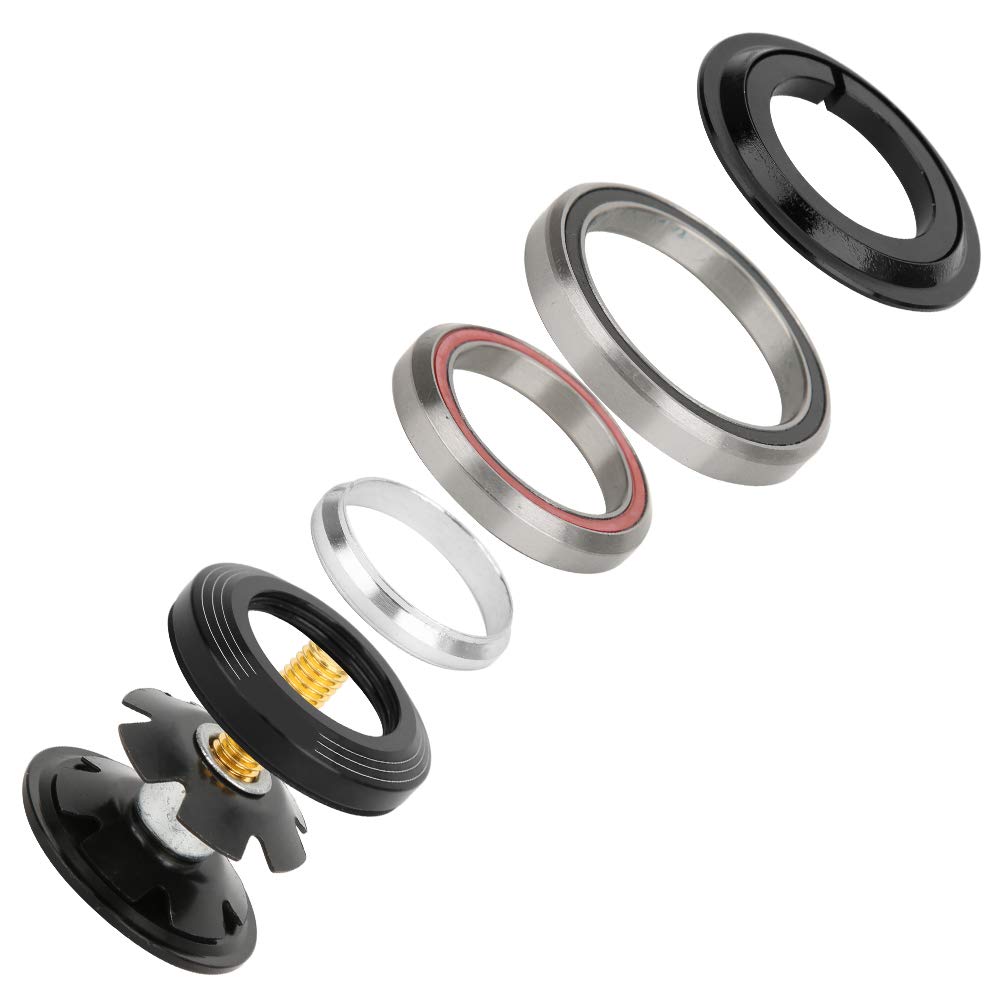 Drfeify Bicycle Headset, Aluminum, for 42mm / 1.7"- 52mm / 2" Mountain Bike Tapered Straight Tube Fork, Headset Bicycle top Cap Expander for Mountain Road Bike