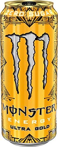 Monster Energy Ultra Gold, Sugar Free Energy Drink, 16 Ounce