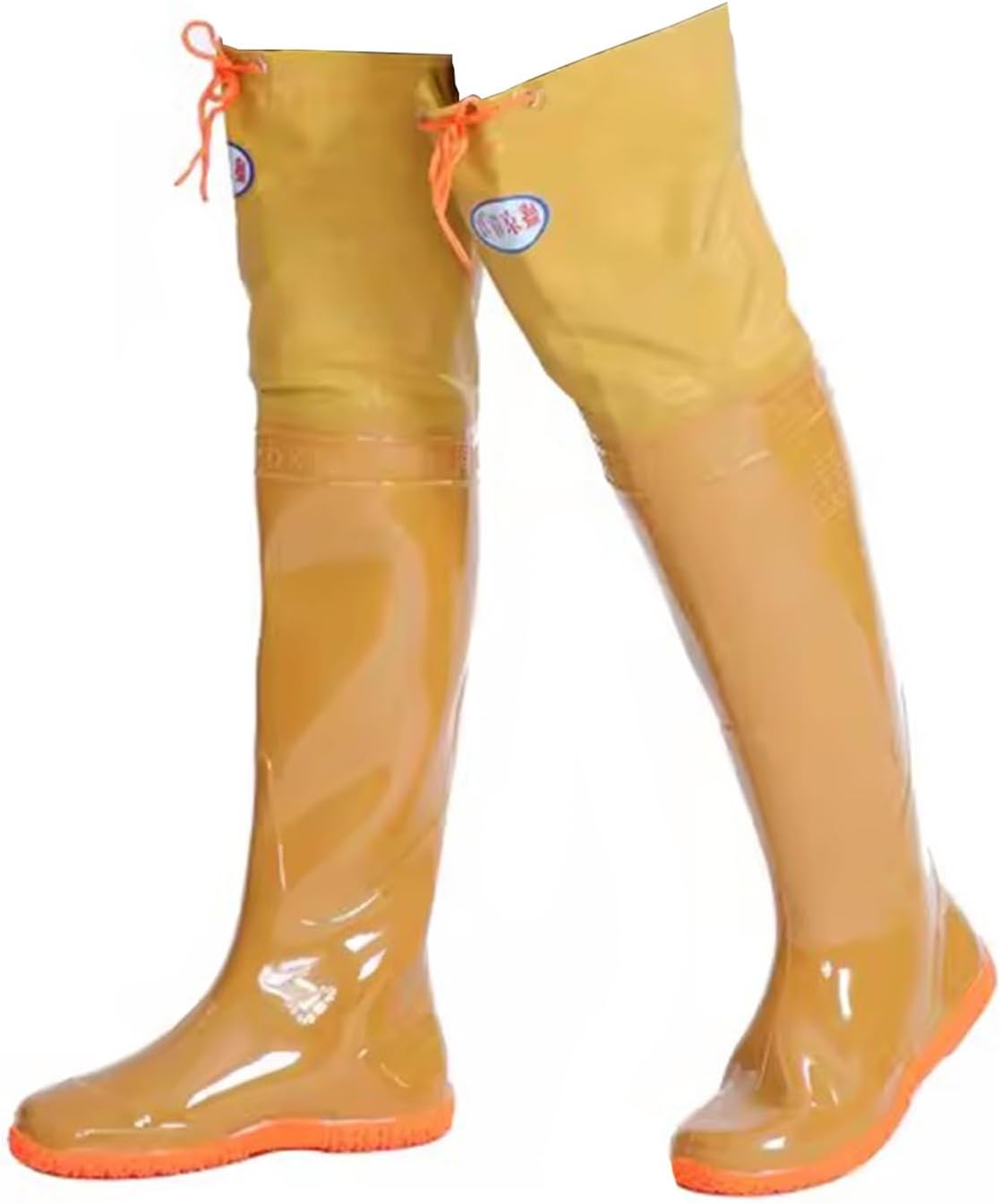 60cm Knee High Waders Boots for Men Lightweight Waterproof Hip Boots Breathable Wading Boots for Fishing and Hunting