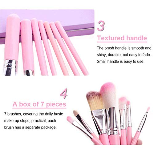 Image of New Nude 18 Color EyeShadow Pallete With 7Pc Pink Brush